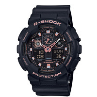 CASIO 卡西欧 G-SHOCK YOUTH系列 51.2毫米石英腕表 GA-100GBX-1A4