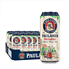 PAULANER 保拉纳 柏龙白啤小麦啤酒 德国原装进口啤酒 柏龙白啤 500mL 24罐