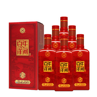 YANGHE 洋河 百年洋河 红翡 42%vol 浓香型白酒 500ml*6瓶 整箱装