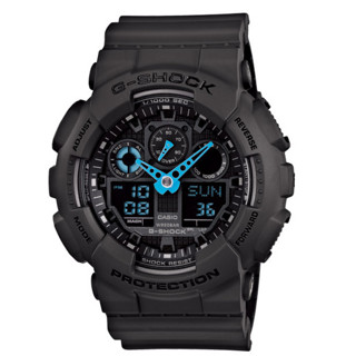 CASIO 卡西欧 G-SHOCK YOUTH系列 51.2毫米石英腕表 GA-100C-8A