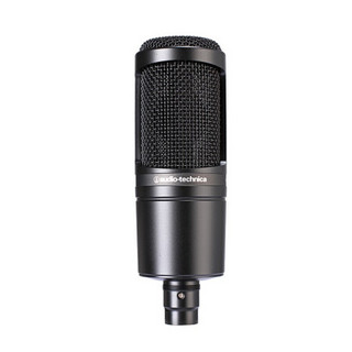 铁三角 Audio-technica AT2020电容麦克风话筒专业录音直播设备带卡农线麦克风