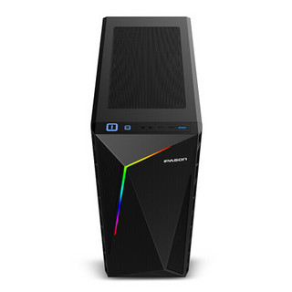 IPASON 攀升 G2 23.8英寸 游戏台式机 黑色（锐龙R3-3100、RX 560D 4G、8GB、240GSSD、风冷）