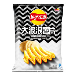 Lay's 乐事 大波浪薯片 原味  135g