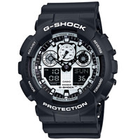 CASIO 卡西欧 G-SHOCK YOUTH系列 51.2毫米电子腕表 GA-100BW-1A