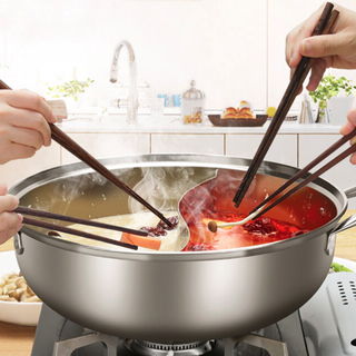 COOKER KING 炊大皇 HG30SW 鸳鸯火锅(30cm、304不锈钢)
