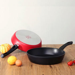 Fissler 菲仕乐 德意之色系列 煎锅(28cm、不粘、有涂层、铝合金、黑色)