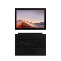 Microsoft 微软 Surface Pro 7 12.3英寸 Windows 二合一平板电脑+典雅黑键盘(2736*1824dpi、酷睿i5-1035G4、8GB、128GB SSD、WiFi版、亮铂金）