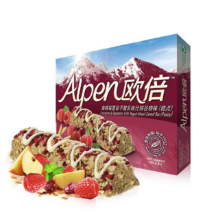 Alpen 欧倍 蔓越莓覆盆子 什锦谷物棒 酸乳味 27.5g*5支