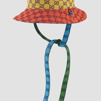 GUCCI 古驰 GG Multicolor系列双面渔夫帽 653857 4HAGM 7068 S码