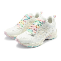 ASICS 亚瑟士 ASICS亚瑟士 2021春夏女子复古老爹鞋运动鞋舒适透气休闲鞋GEL-100TR 白色/米黄色 37