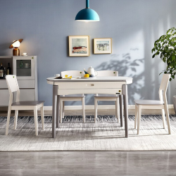 quanu 全友 dw1028a 岩板餐桌椅组合 1.05m款 餐椅*4