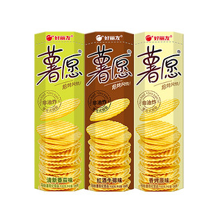 零食组合（好丽友薯愿104g3.6元+脆脆升薯片20g0.9元+凤梨酥6.89元+红薯干5.93元）