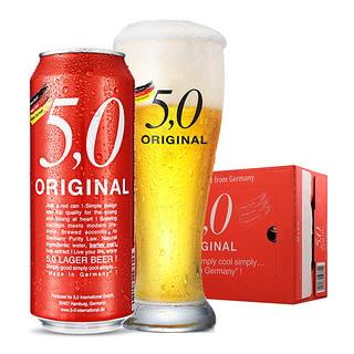 5.0 ORIGINAL 窖藏啤酒 500mL*24听