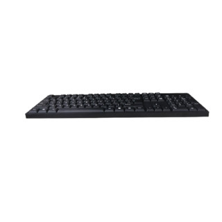 KUMISUO 酷米索 KB-L-001 104键 有线薄膜键盘 黑色 无光