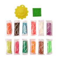 M&G 晨光 玩具12色彩泥 橡皮泥超轻黏土手工粘土单桶装粉六一儿童节礼物