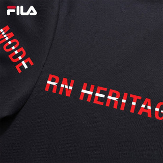 FILA 斐乐官方男子运动POLO衫 2021年夏季新款时尚休闲POLO衫 传奇蓝-NV 185/104A/XXL