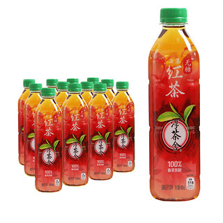 Coca-Cola 可口可乐 淳茶舍 玉暮红茶 零卡路里 轻食 无糖 茶 饮料 480ml*12瓶 整箱装