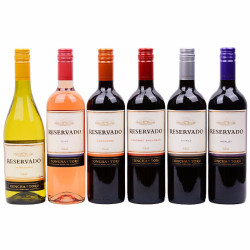 conchaytoro干露珍藏葡萄酒干红干白6瓶畅享混装智利进口聚餐红酒