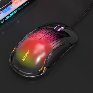 AJAZZ 黑爵 AJ358 有线鼠标 10000DPI RGB 曜石黑
