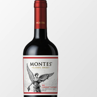 MONTES 蒙特斯 经典 赤霞珠干型红葡萄酒 6瓶*750ml套装