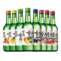 好天好饮 烧酒 360ml*8瓶 13.5度 果味随机 韩国进口
