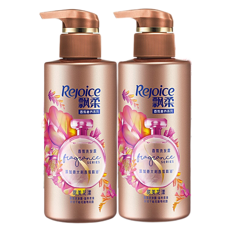 rejoice 飘柔 香氛奢养系列甜美花漾香氛洗发露 300ml*2