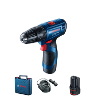 BOSCH 博世 GSB120LI 冲击钻工具箱套装 2.0Ah 1块电池标配装