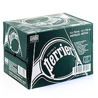 perrier 巴黎水 法国Perrier巴黎水330ml*12瓶玻璃瓶装柠檬味气泡水全国包邮