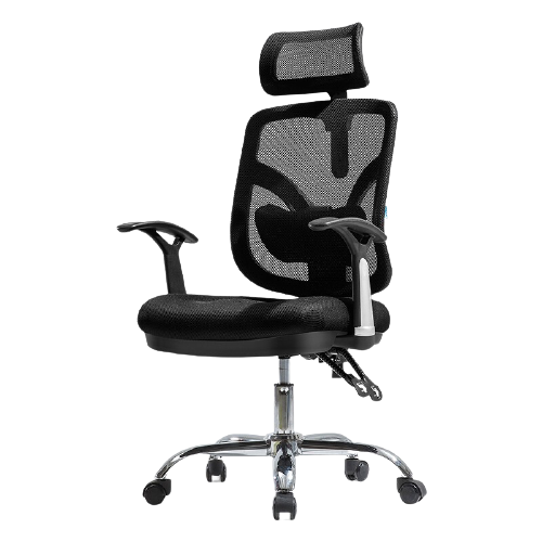 sihoo 西昊 m56 人体工学电脑椅 黑色 固定扶手款