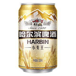 HARBIN 哈尔滨啤酒 小麦王啤酒 330ml*30听