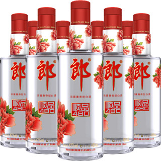 LANGJIU 郎酒 顺品480 红顺 42%vol 兼香型白酒 480ml*12瓶 整箱装