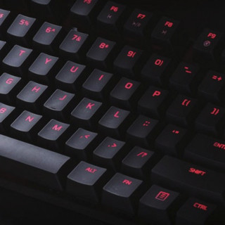 HYPERX Alloy 87键 有线机械键盘 黑色 HyperX红轴 单光