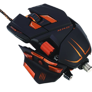 Mad Catz 美加狮 M.M.O.7 有线鼠标 6400DPI 磨砂黑