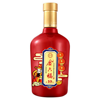 金六福 陈坛 10 50%vol 浓香型白酒 500ml*6瓶 整箱装