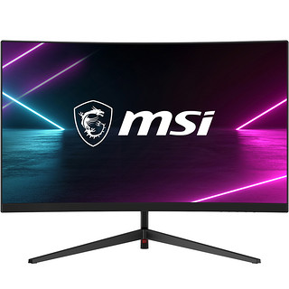 MSI 微星 PAG241CR 24英寸 VA 曲面 FreeSync 显示器(1920×1080、144Hz、100%sRGB）