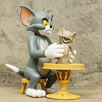 HOWstore SoapStudio 猫和老鼠 动画 正版授权 泥雕师 塑像 潮玩手办 高约14cm 树脂+PVC