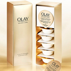 OLAY 玉兰油 玉兰油（OLAY）熬夜小布丁6颗装面膜女士护肤品补水保湿提亮肤色淡化细纹熬夜修护恢复弹性