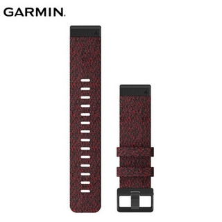 佳明（GARMIN）Fenix6/Fenix6 Pro红色尼龙表带快拆表带（22mm）,适用于F5/F5+/本能/MARQ/FR935/S60/S40