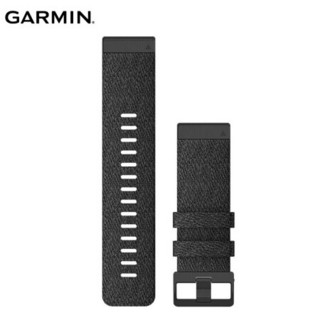 佳明（GARMIN）Fenix6X Pro 黑色尼龙表带快拆替换表带（26mm），适用于 Fenix5X/Fenix5XP/Fenix 6X/D2/MK1