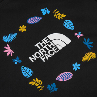 TheNorthFace北面短袖T恤女户外舒适透气上新|4UBP JK3/黑色 S