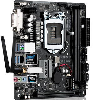 ASRock 华擎 ITX系列 B360M-ITX/ac MINI-ITX主板（Intel LGA1151、B360）