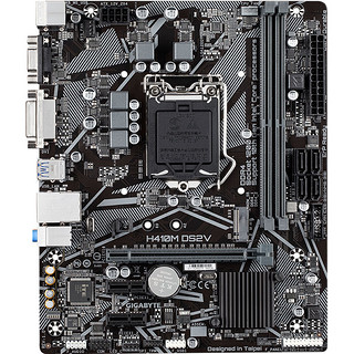 GIGABYTE 技嘉 H410M DS2V MATX主板（Intel LGA1200、H410）