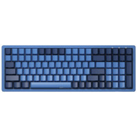 Akko 艾酷 3096SP 海洋之星 96键 有线机械键盘 侧刻 蓝色 Cherry银轴 无光