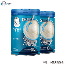 Gerber 嘉宝 营养配方米粉250g*2