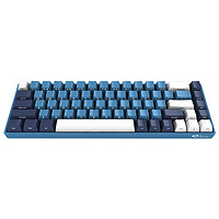 Akko 艾酷 3068SP 海洋之星 68键 有线机械键盘 侧刻 蓝色 Cherry红轴 无光