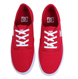 DC SHOES Trase系列 男女款低帮帆布鞋 ADYS300126-600 红色 39