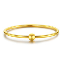 CHJ JEWELLERY 潮宏基 万花筒系列 SDG30000647 圆珠足金手镯 11.8g