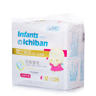 InfantsのIchiban 婴の良品 柔薄系列 纸尿裤 M28片