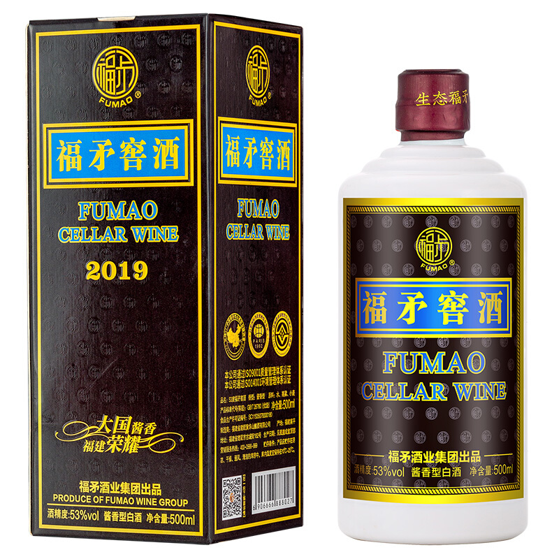 FUMAO 福矛 窖酒 2019年 53%vol 酱香型白酒 500ml 单瓶装