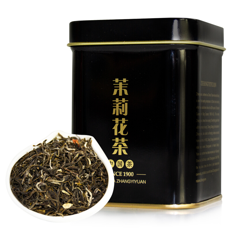 特级 茉莉花茶 50g 黑罐